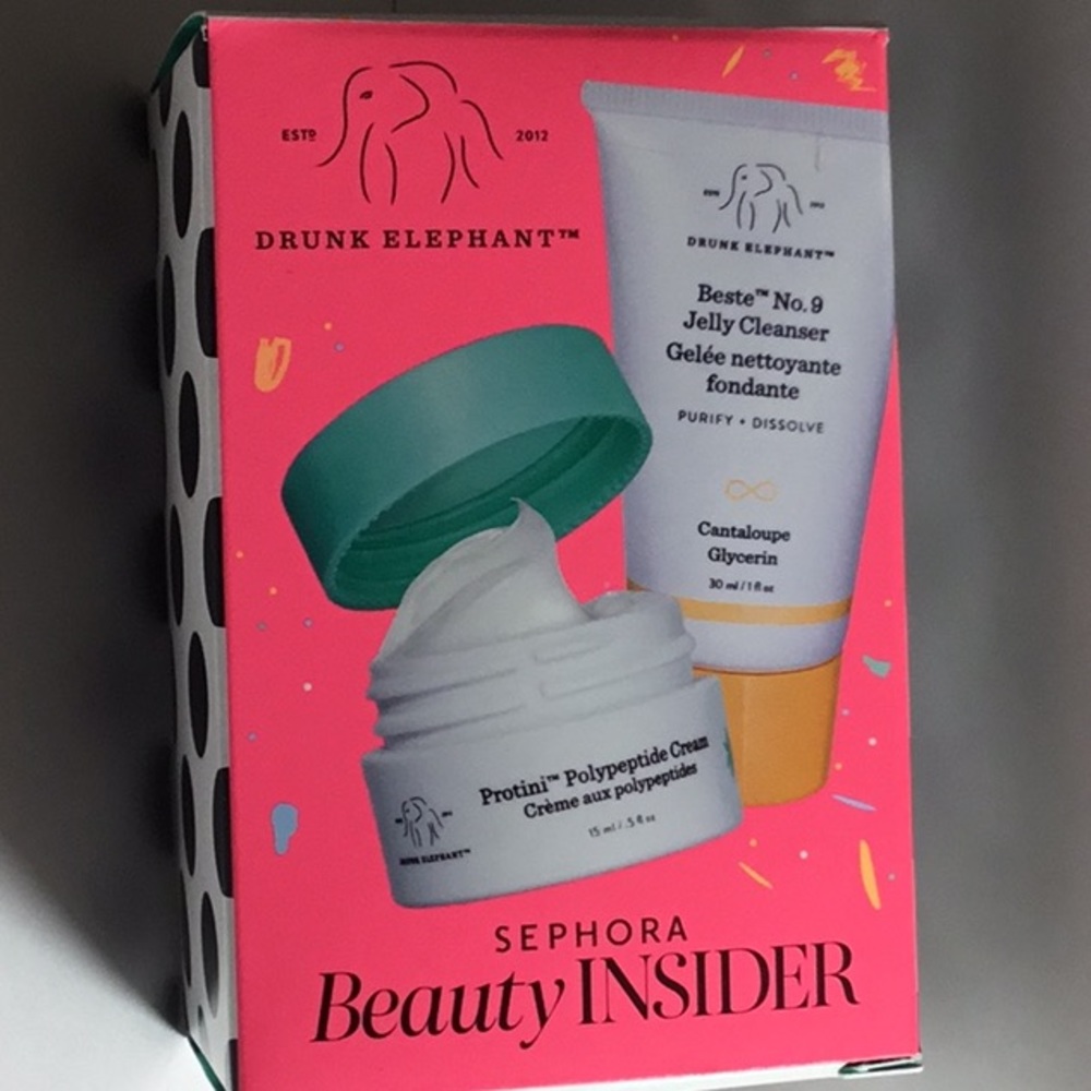 Sephora beauty insider drunk elephant set Protini